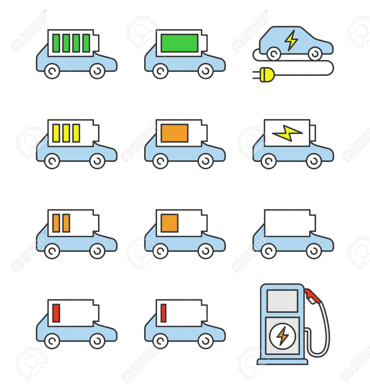 electric car battery charging