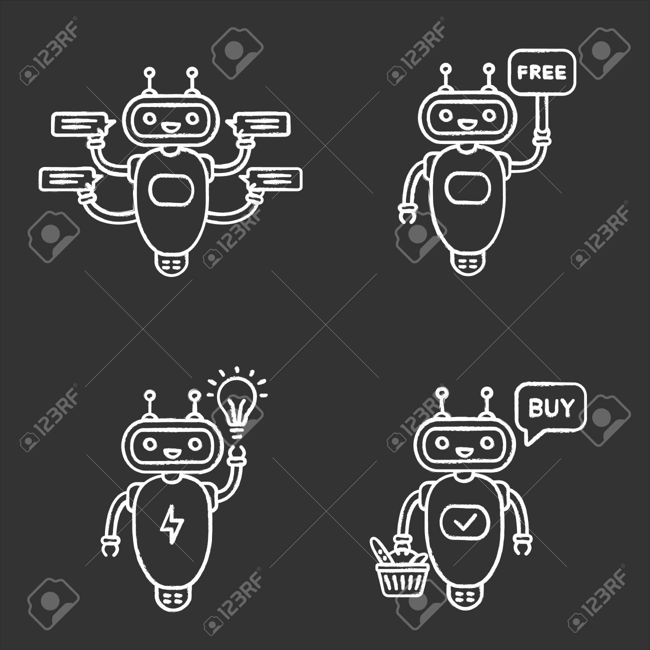 buy robot vector