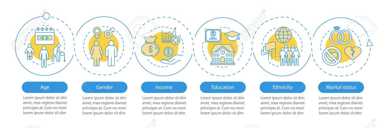 demographics vector infographic template business presentation demographic infographic template