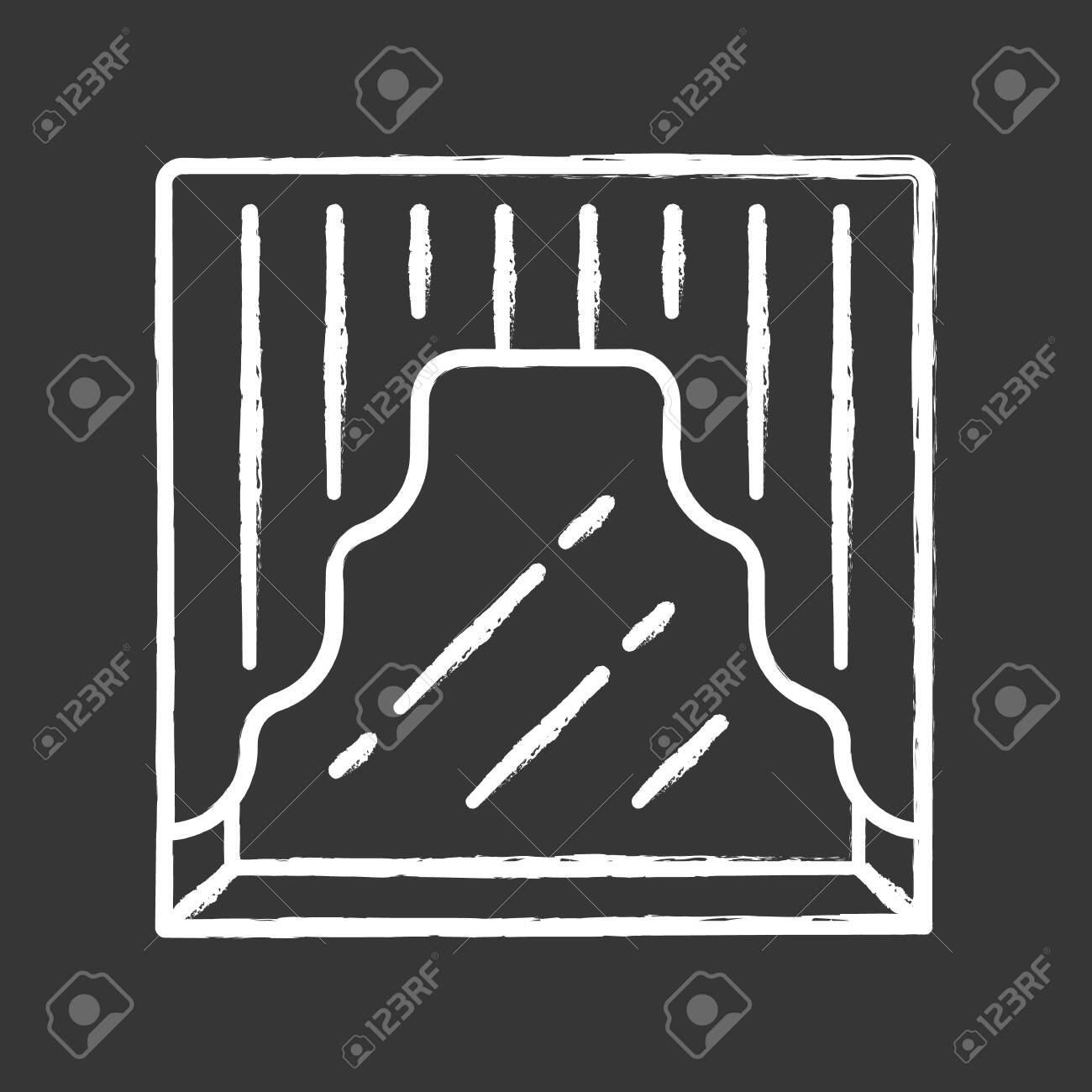 Swag Over Window Chalk Icon Curtains Pelmet Lambrequin Hanging