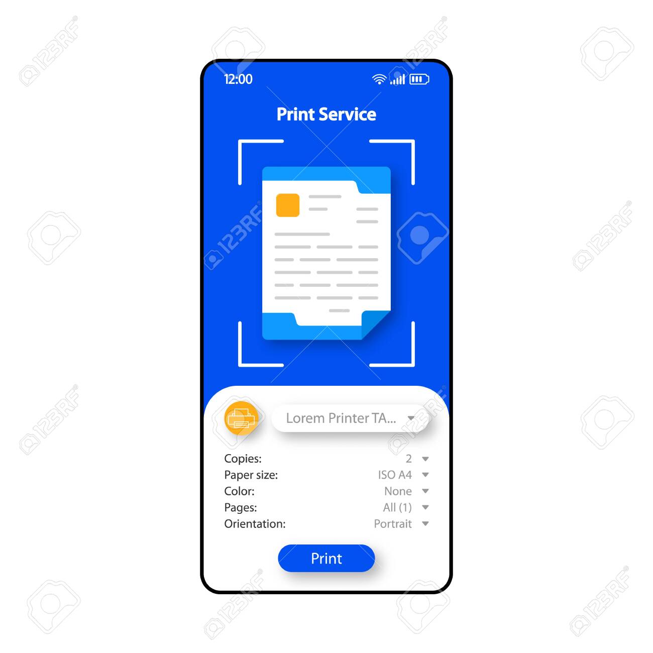 mobile document printer