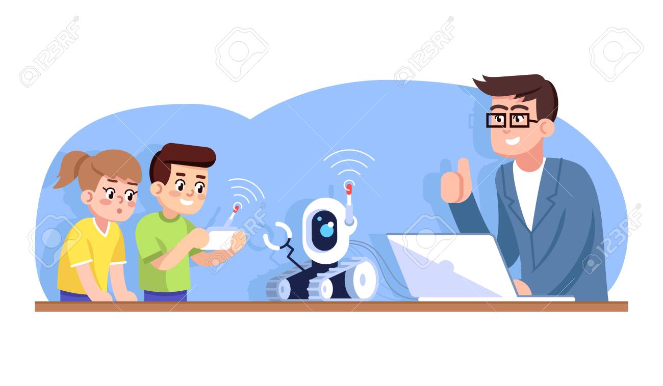 robot and boy science