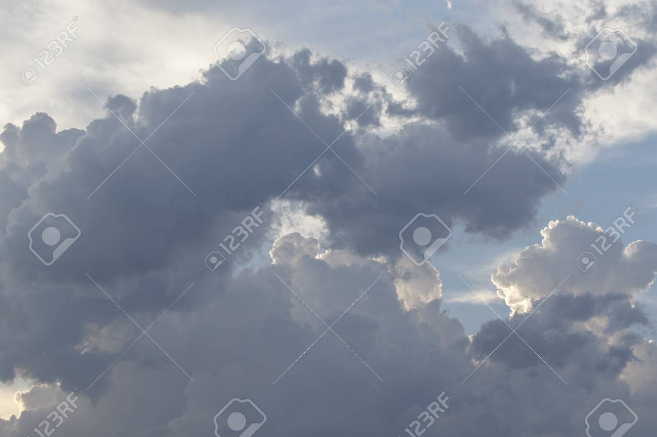 cloudy sky at summer