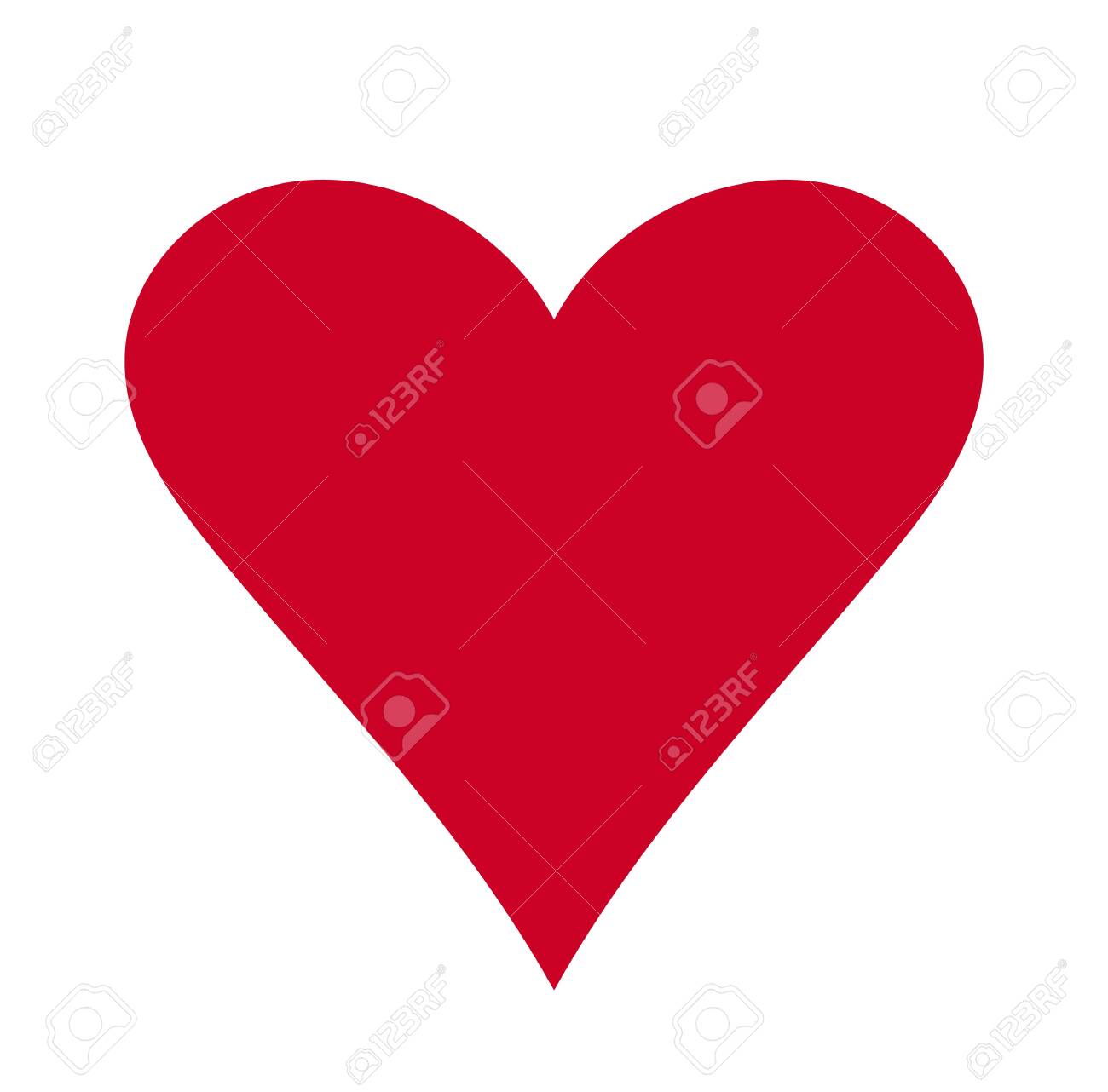 Heart, Symbol of Love and Valentine's Day. Flat Red Icon Isolated on White Background. Vector illustration. - Vector - 121676825 Heart, Symbol of Love and Valentine's Day. Flat Red Icon Isolated on White Background. Vector illustration. - Vector - 121676825