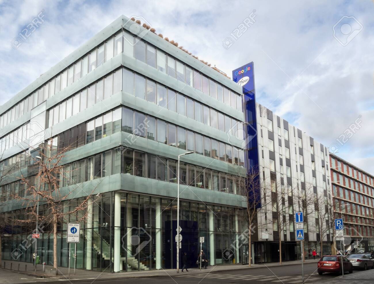 PRAGUE - FEBRUARY 26, 2020: Branch Office Of Google In Czech Republic On  Stroupeznikeho Street In Smichov Quarter. Stock Photo, Picture and Royalty  Free Image. Image 143727080.
