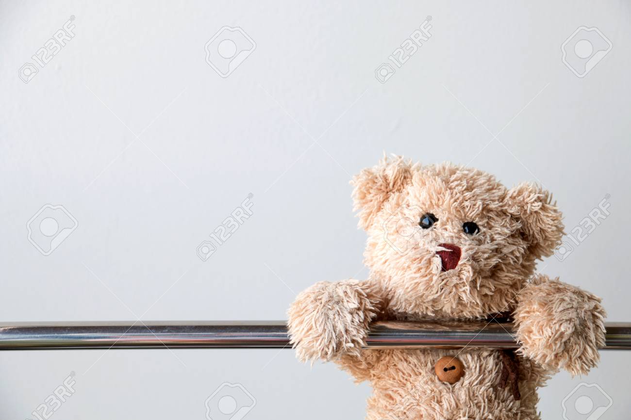 hanging teddy bear