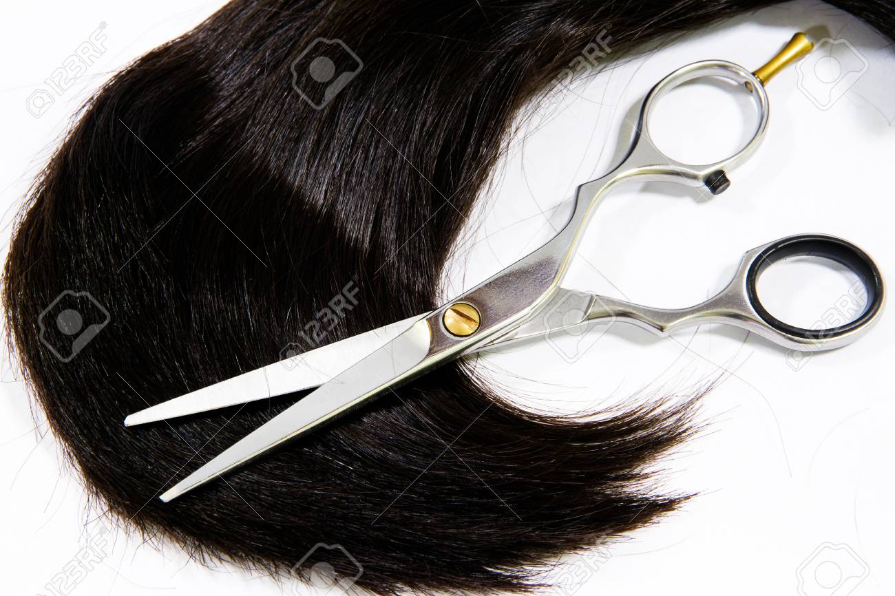 scheren fur haare schneiden haare lizenzfreie fotos bilder und stock fotografie image 45517964