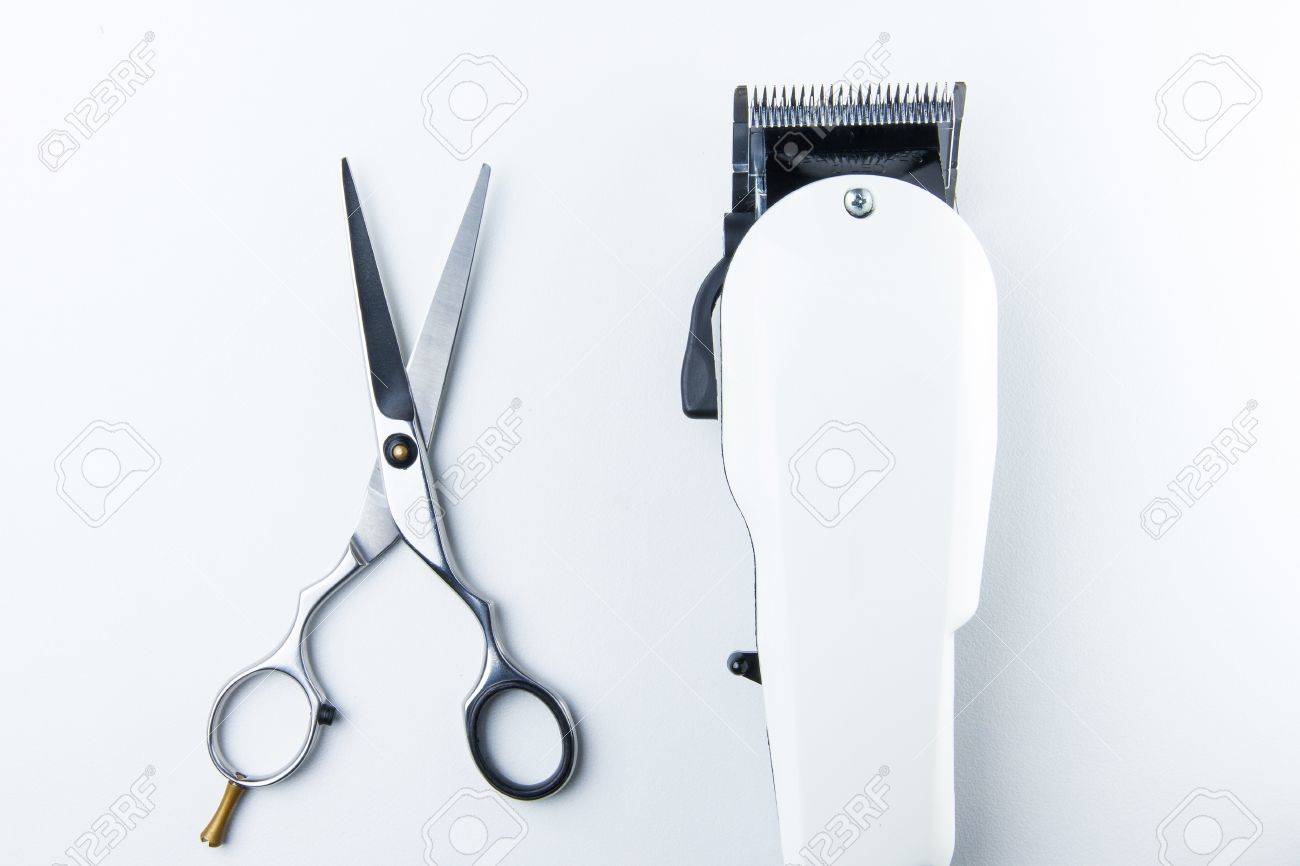hair cutting scissors and clippers