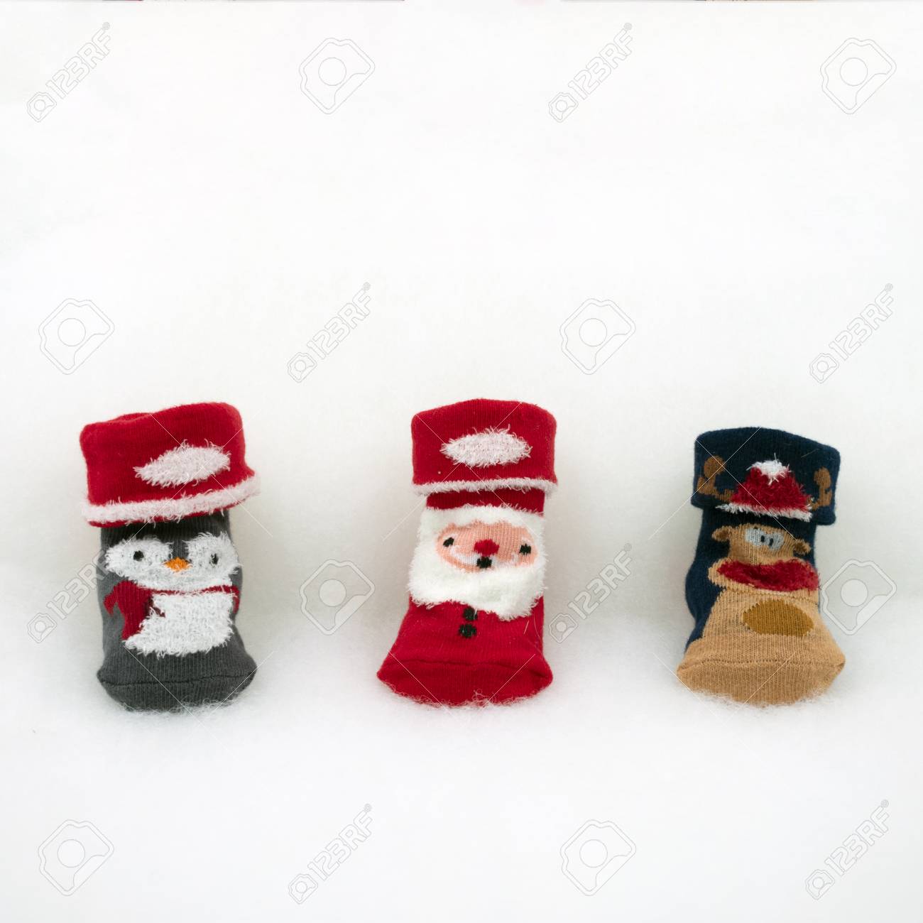 baby santa socks