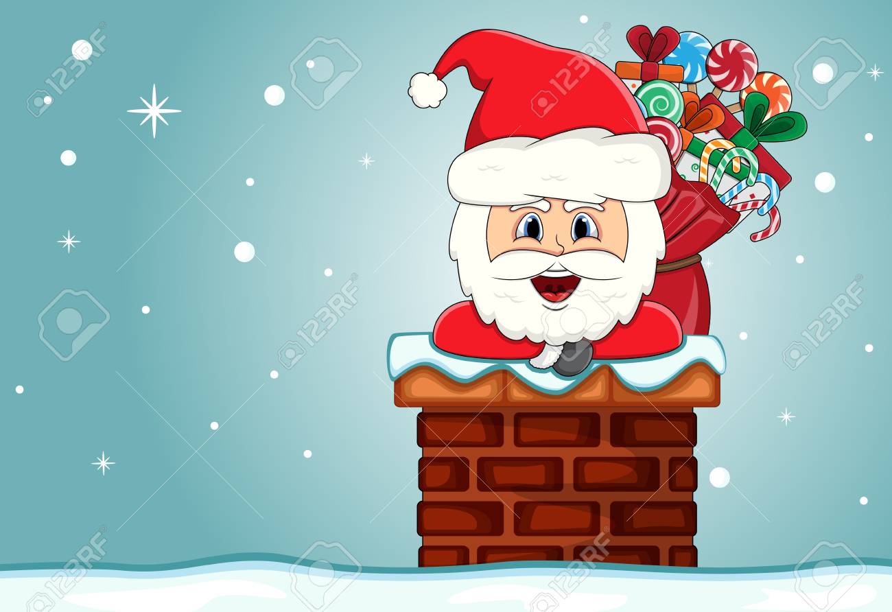 Santa Claus In Chimney Christmas Cartoon. Royalty Free SVG, Cliparts, Vectors, And Stock Illustration. Image 89515610. Santa Claus In Chimney Christmas Cartoon. Royalty Free SVG, Cliparts, Vectors, And Stock Illustration. Image 89515610.