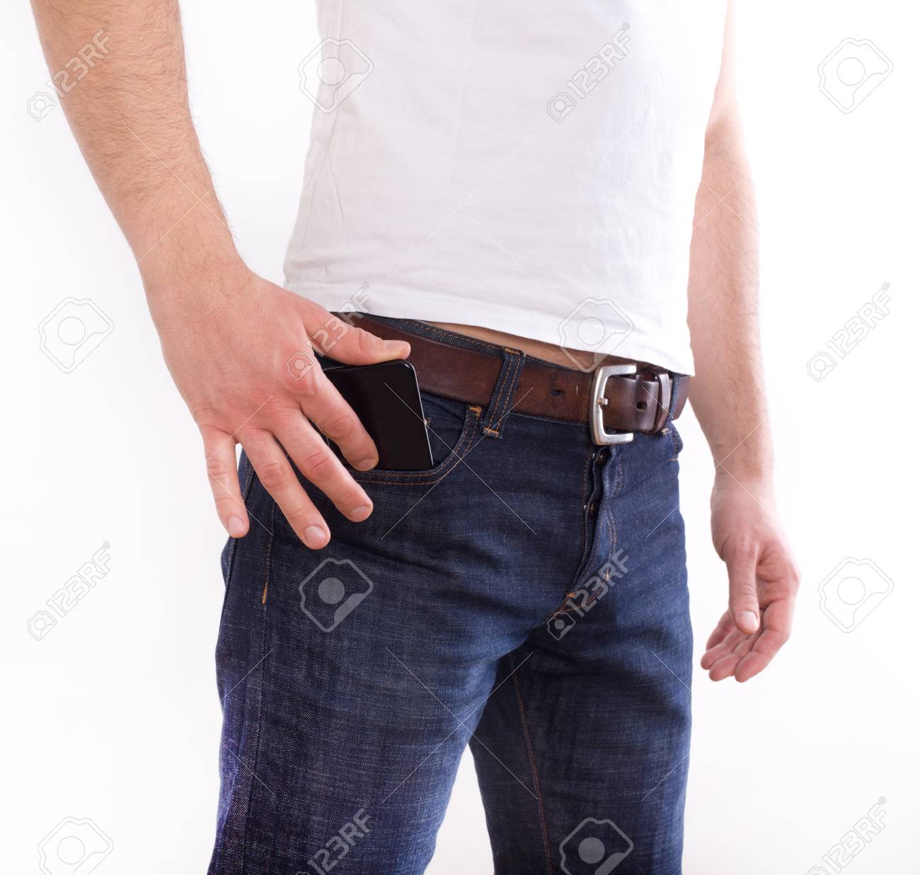 jeans with phone pocket
