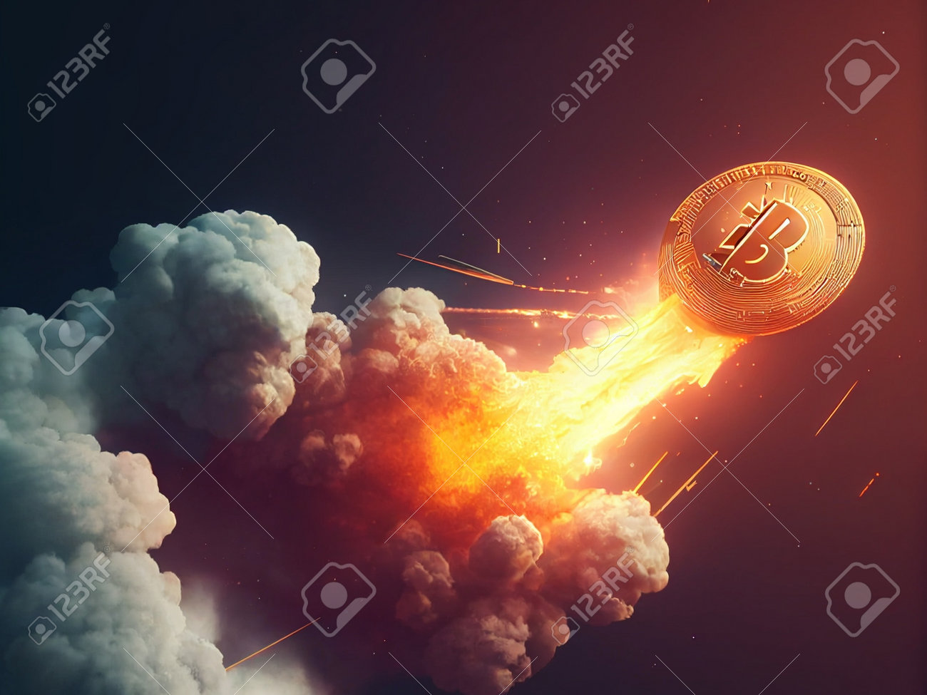 달에 암호화 로켓 발사 우주선, 비트 코인 금융 벽지 로열티 무료 사진, 그림, 이미지 그리고 스톡포토그래피. Image  198272258