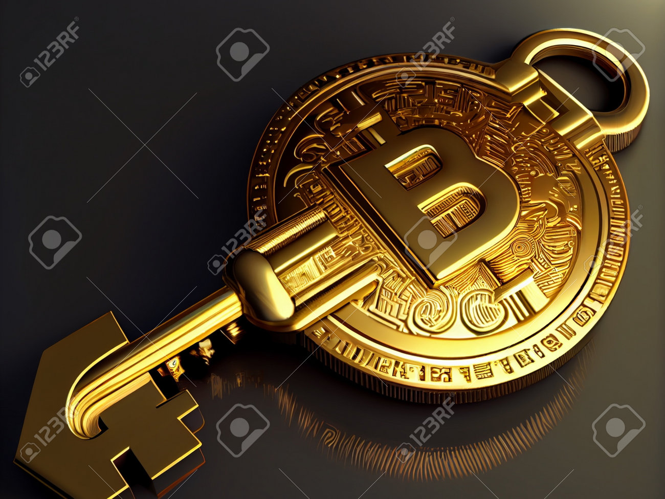 Bitcoin Crypto Currency Lock Tresor Bank , Safe Wallpaper , Golden  Background Ai Generative Stock Photo, Picture and Royalty Free Image. Image  198271507.