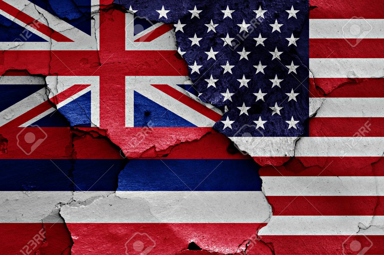 ひびの入った壁にハワイやアメリカの国旗が描かれました の写真素材 画像素材 Image ひびの入った壁にハワイやアメリカの国旗が描かれました の写真素材 画像素材 Image