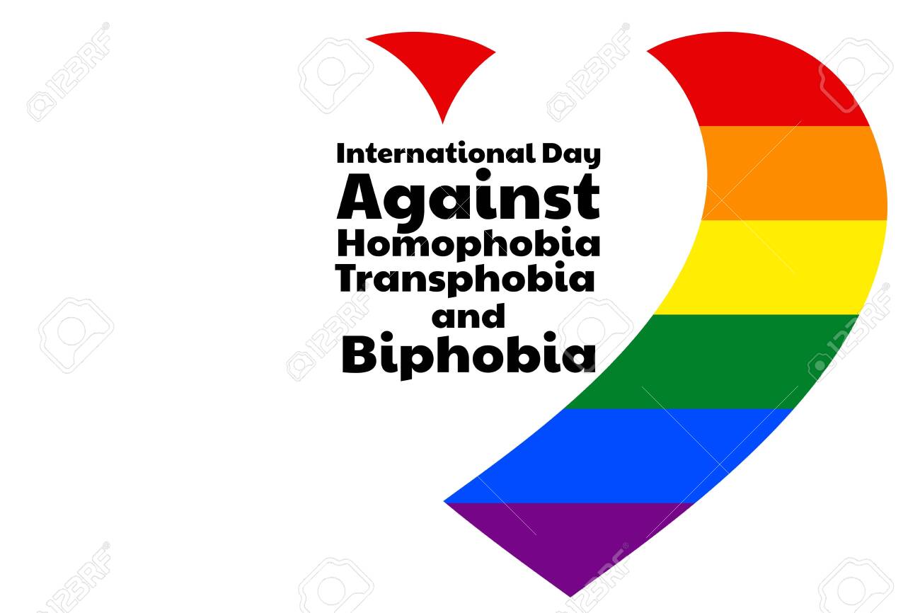 The International Day Against Homophobia, Transphobia And Biphobia. May 17.  IDAHOT. Holiday Concept. Template For Background, Banner, Card, Poster With  Text Inscription. Vector EPS10 Illustration Royalty Free SVG, Cliparts,  Vectors, and Stock, image size:1300x866