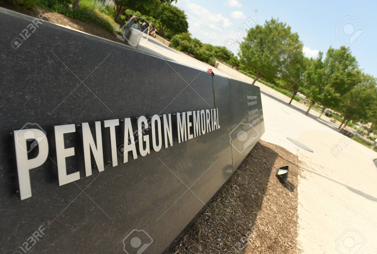 Washington Dc June 01 2018 Pentagon Memorial Dedicated To Stock Photo Picture And Royalty Free Image Image 104801673