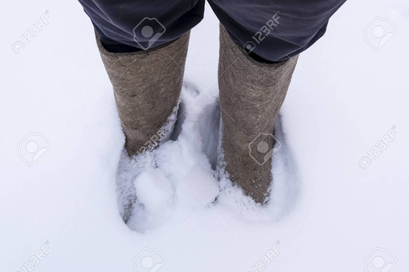russian felt boots