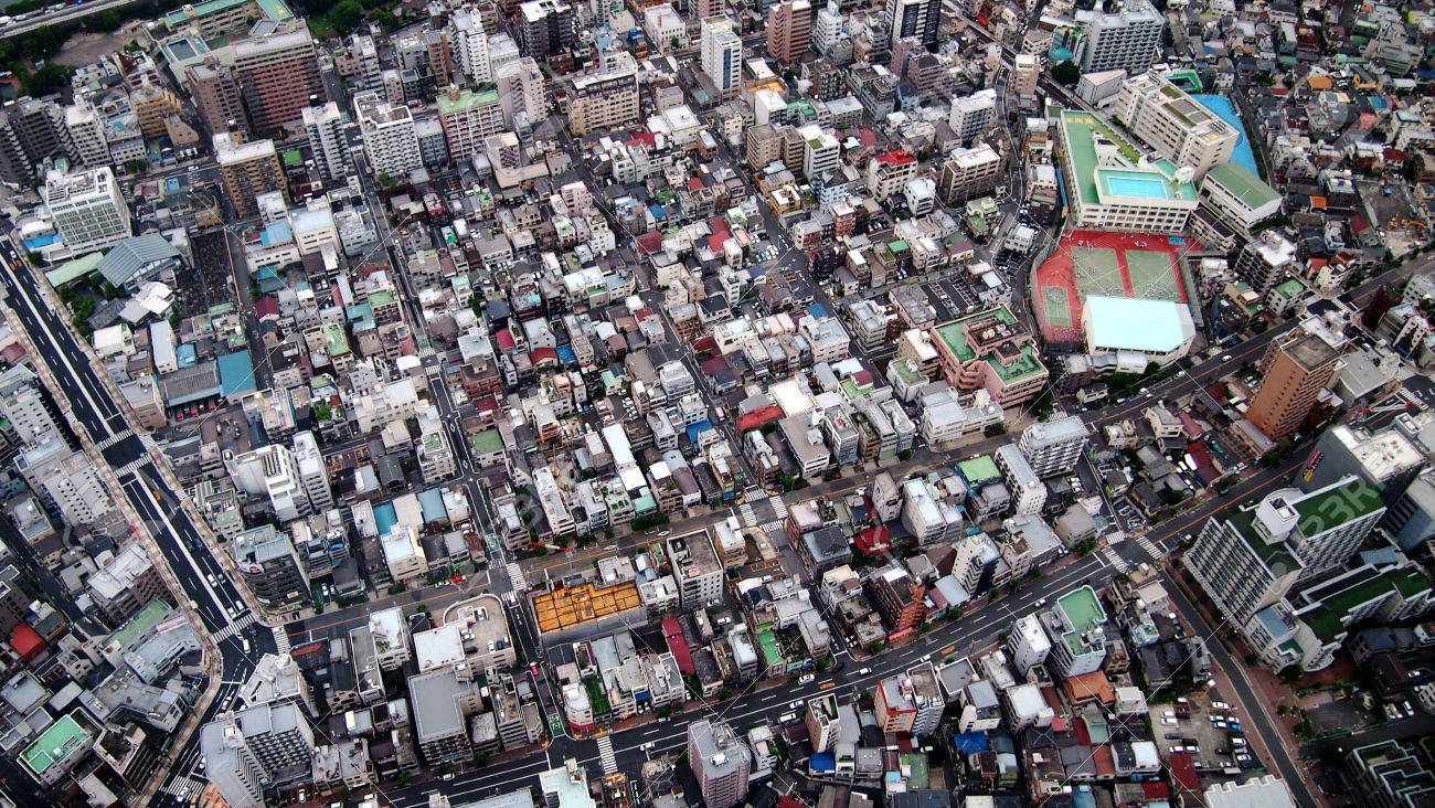 도쿄 버드 아이 뷰 CityScape 로열티 무료 사진, 그림, 이미지 그리고 스톡포토그래피. Image 36319945