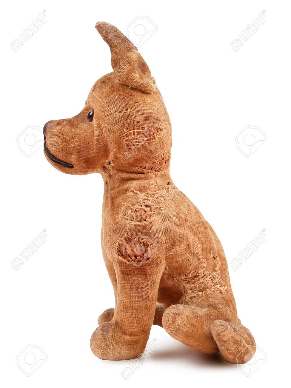 vintage stuffed dog