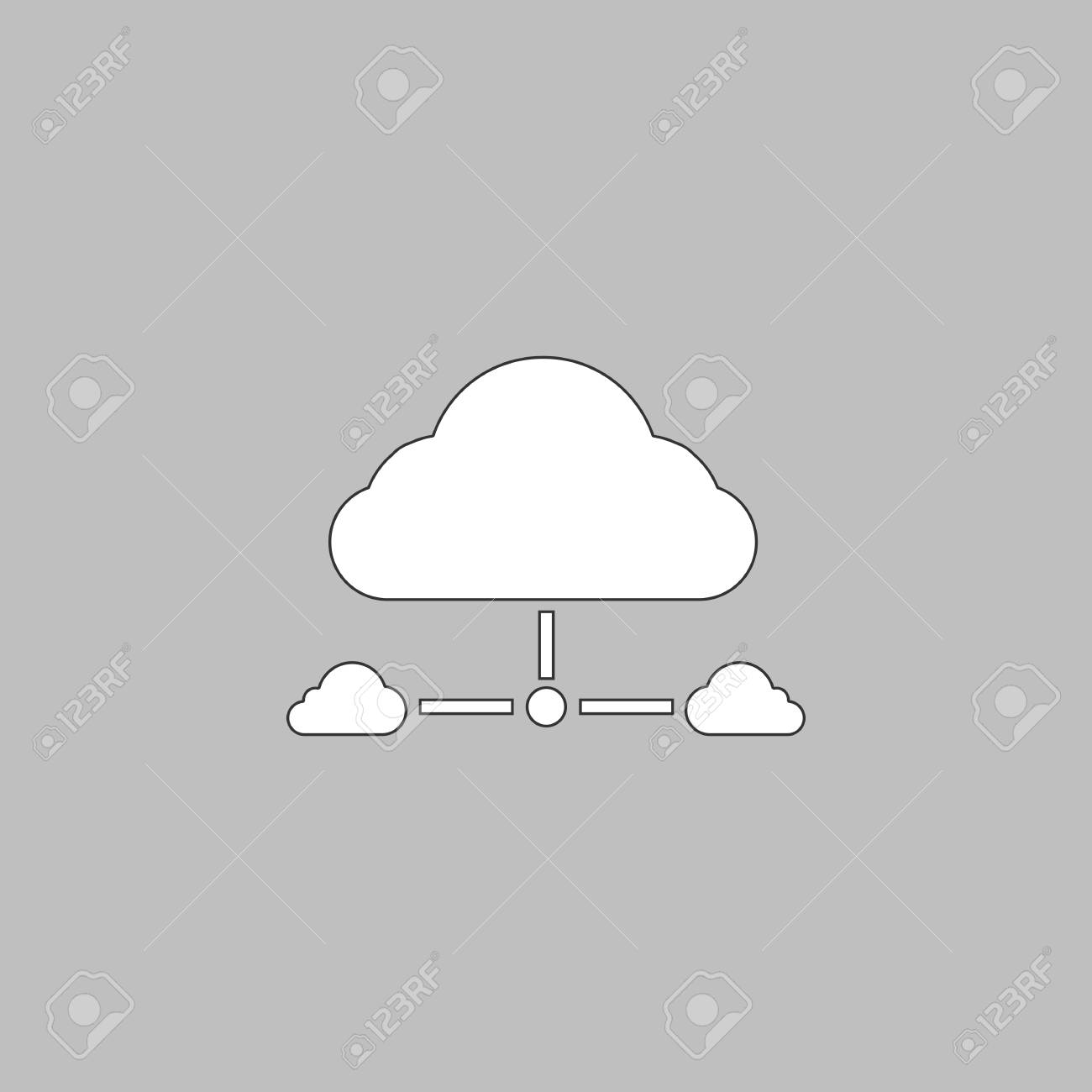 それは シンプルなラインのベクター ボタンを雲します 細い線のイラスト アイコン グレーの背景に白のアウトライン記号 のイラスト素材 ベクタ Image それは シンプルなラインのベクター ボタンを雲します 細い線のイラスト アイコン グレーの背景に白のアウトライン記号 のイラスト素材 ベクタ Image