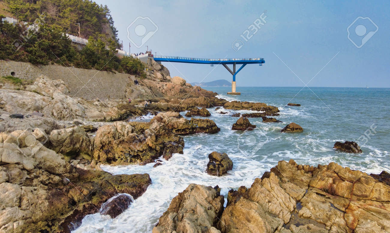 Scenery of Cheongsapo Daritdol Observatory Skywalk, Haeundae, Busan, South Korea, Asia - 166014412 Scenery of Cheongsapo Daritdol Observatory Skywalk, Haeundae, Busan, South Korea, Asia - 166014412