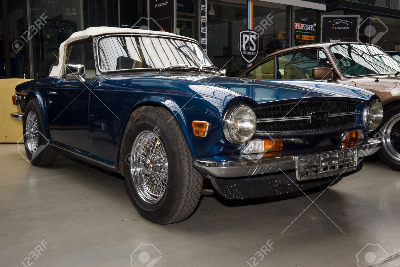 Berlin Germany May 17 2014 Roadster Triumph Tr6 27th Oldtimer