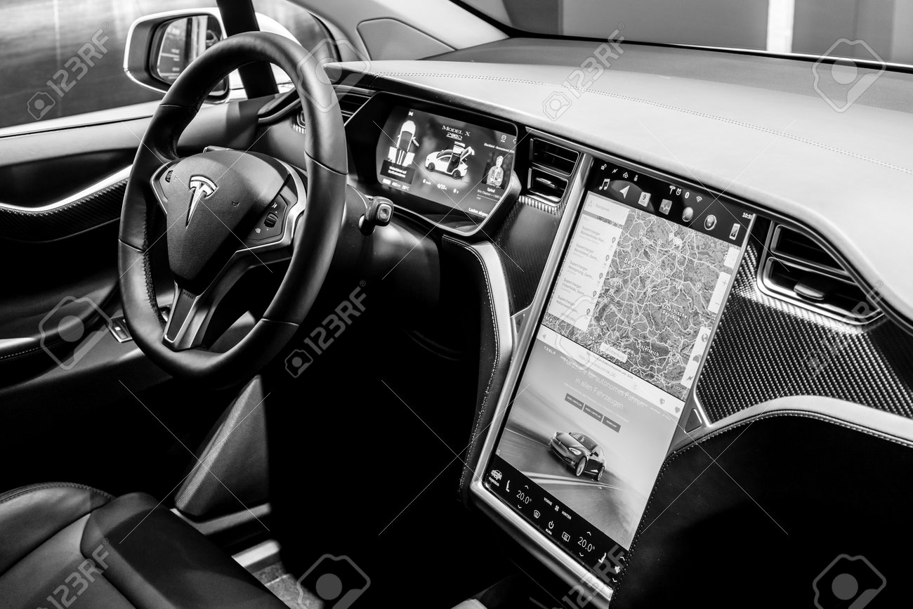 Berlin November 09 2016 Showroom The Dashboard Of A Full Sized