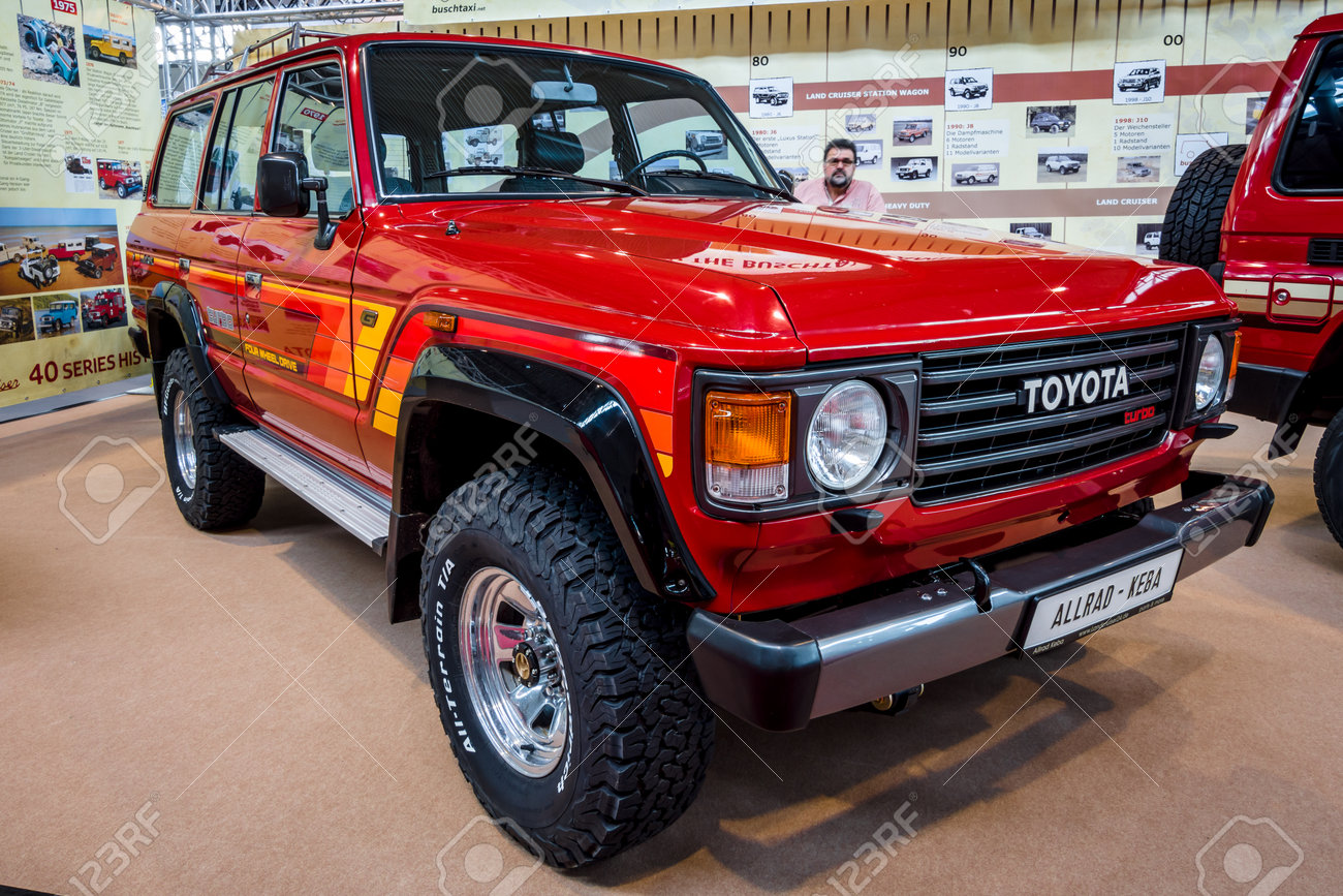 Stuttgart Germany March 03 2017 Full Size Suv Toyota Land