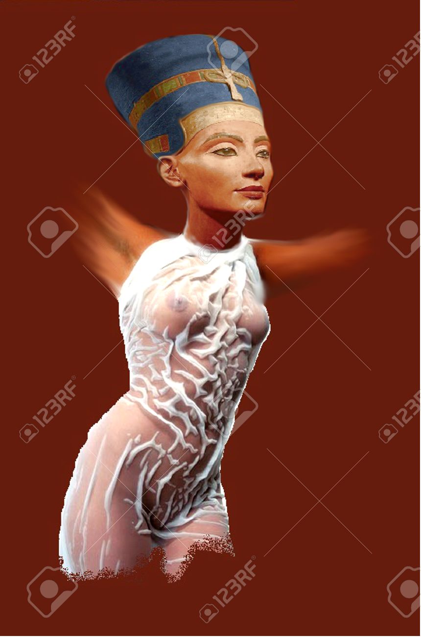 Nude Of Queen Nefertiti Isolated On White Royalty Free SVG, Cliparts,  Vectors, and Stock Illustration. Image 25211697.