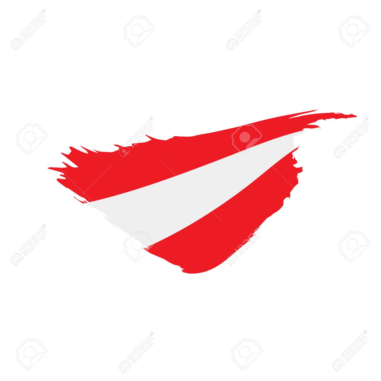 austria flag vector illustration