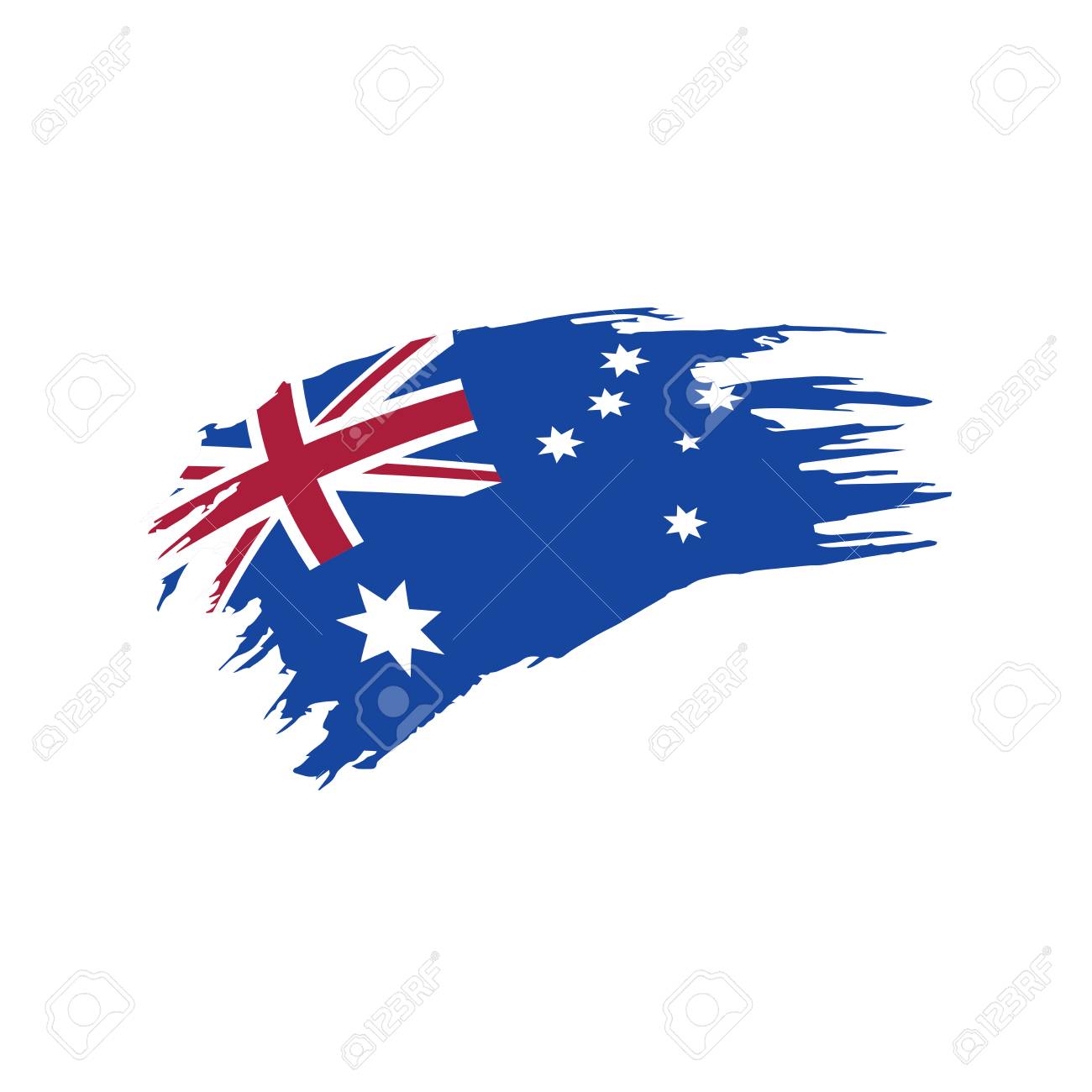 Australia Flag Vector Illustration Royalty Free Cliparts Vectors