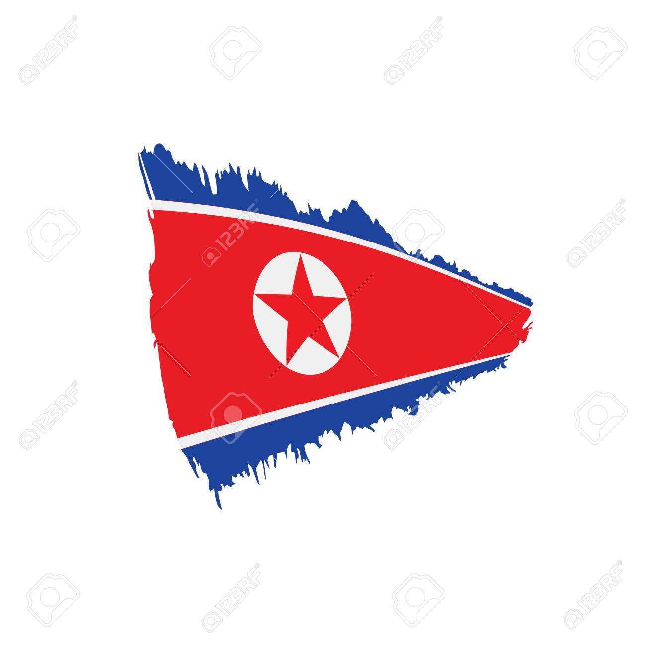 北朝鮮の旗 ベクトルイラストのイラスト素材 ベクタ Image 北朝鮮の旗 ベクトルイラストのイラスト素材 ベクタ Image