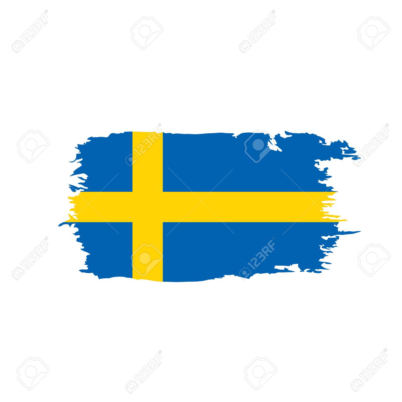 スウェーデン国旗 ベクトルイラスト のイラスト素材 ベクタ Image