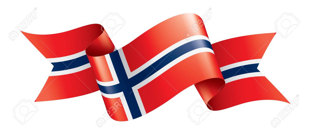 Norway Flag Vector Illustration On A White Background Royalty Free Svg Cliparts Vectors And Stock Illustration Image