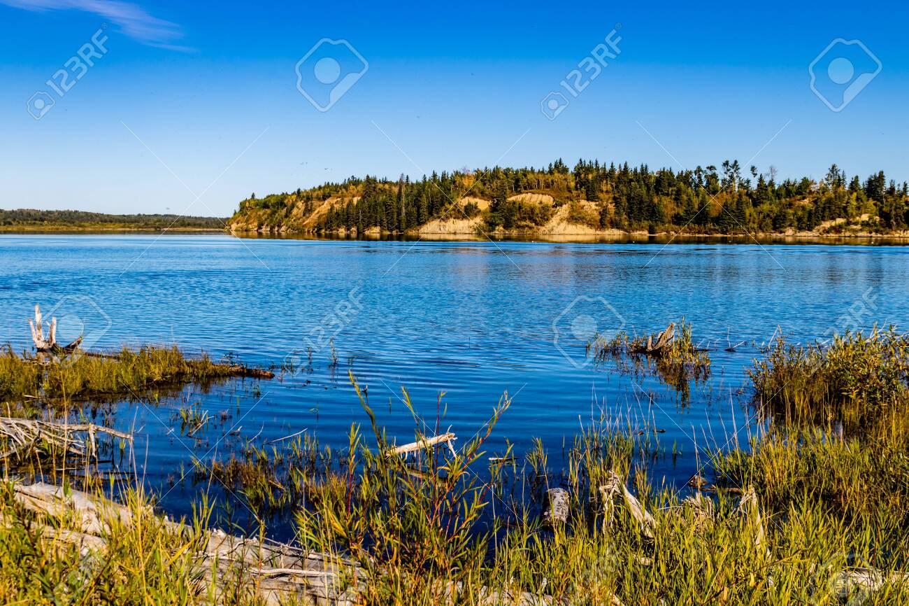Along The Shore Line Of The Lake Gleniffer Lake Provincial Recreation Stock Photo Picture And Royalty Free Image Image 149669485