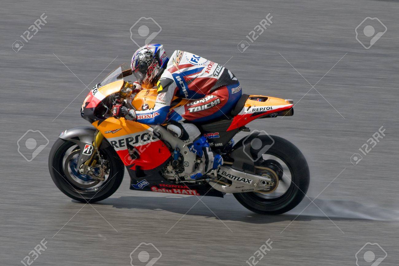 セパン マレーシア 2 月 29 秋吉耕佑 12 レプソル ホンダの Motogp 12 年 2 月 29 日セパンでの公式冬のテスト 2 Malaysia The 12 Motogp のシーズンはカタールで 4 月 8 日開始 の写真素材 画像素材 Image