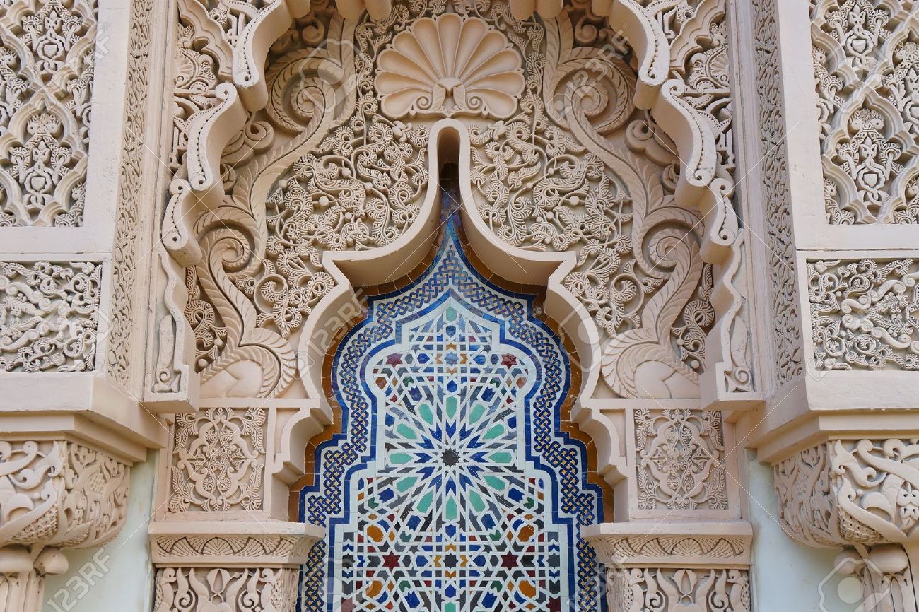 伝統的なモロッコ建築のデザイン の写真素材 画像素材 Image 16665115