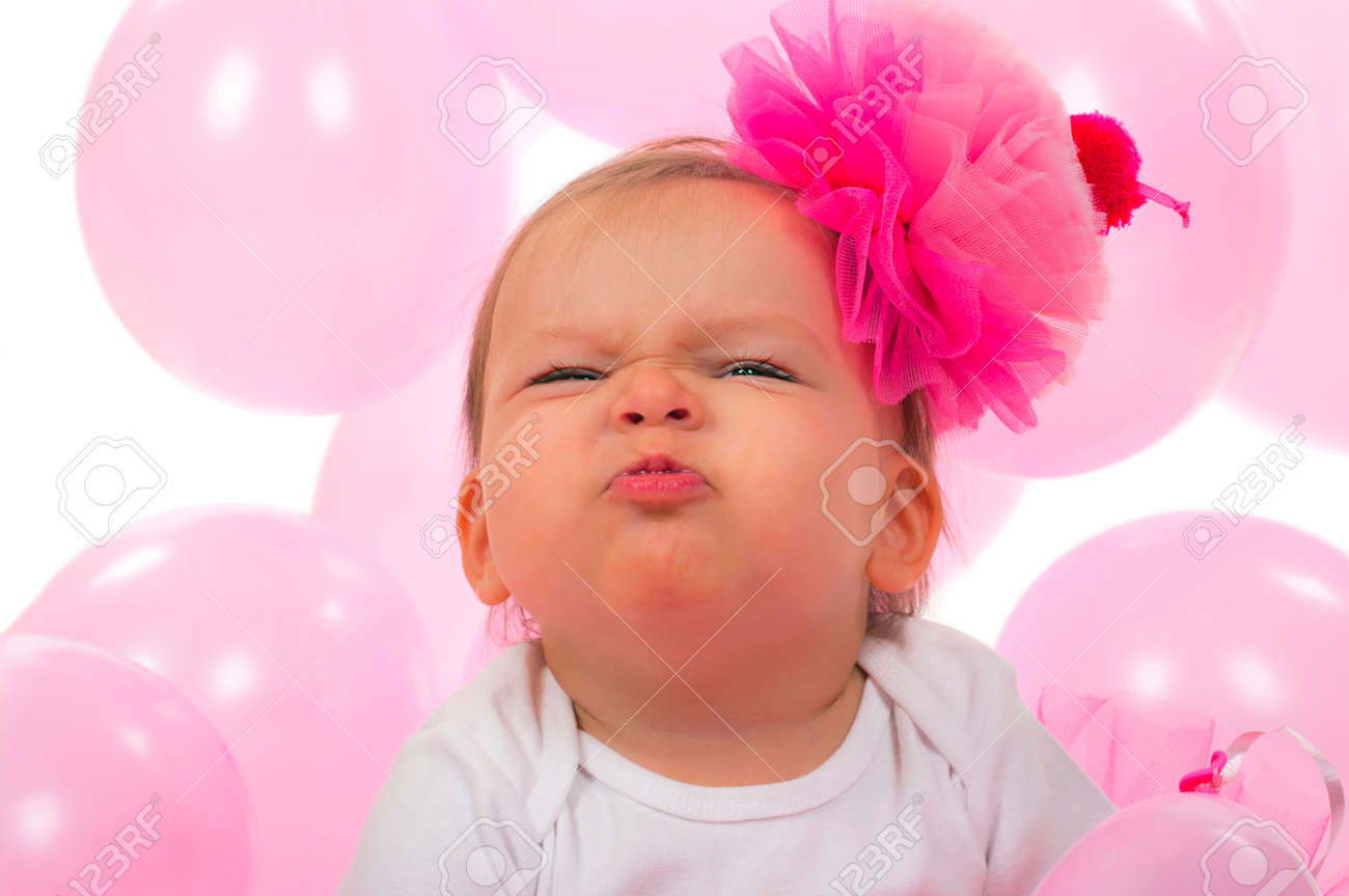 Birthday Baby Making Ugly Face Expression Stock Photo, Picture And Royalty  Free Image. Image 23807629.