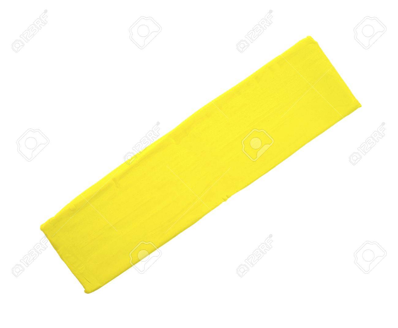 yellow modeling clay