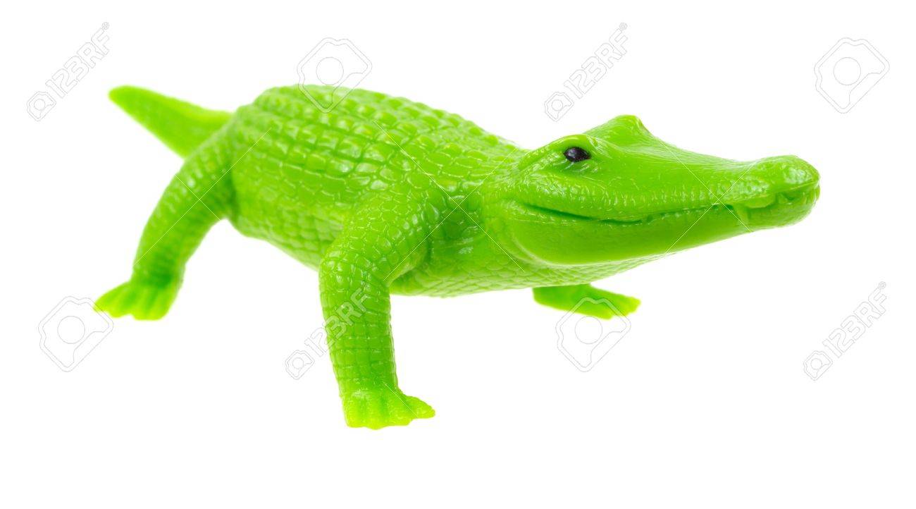 plastic crocodile toy