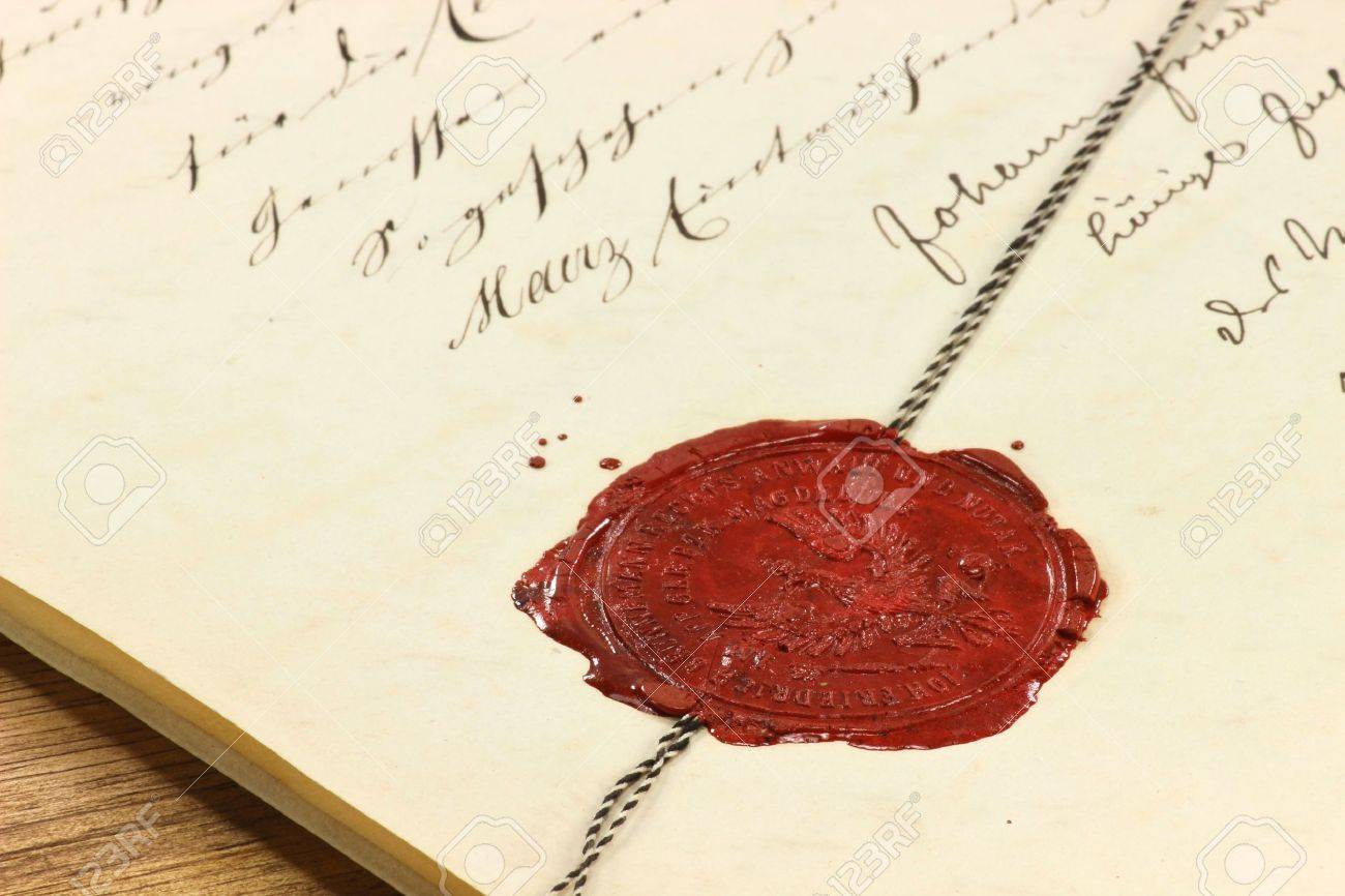Image result for seal on a document