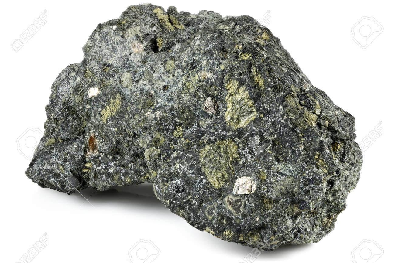 diamond bearing natural rough Kimberlite from South Africa isolated on white background - 98303337 diamond bearing natural rough Kimberlite from South Africa isolated on white background - 98303337