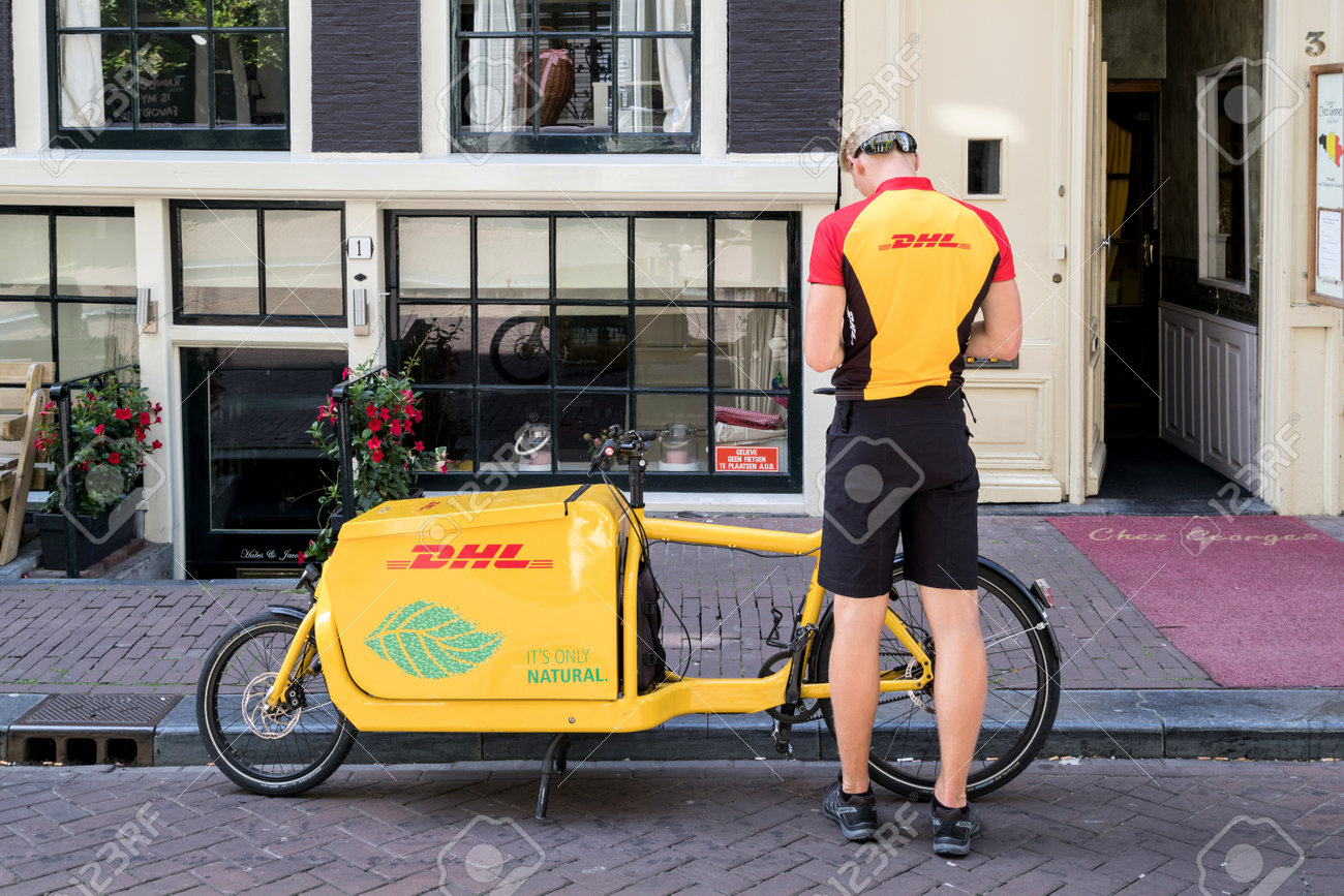 dhl bike courier