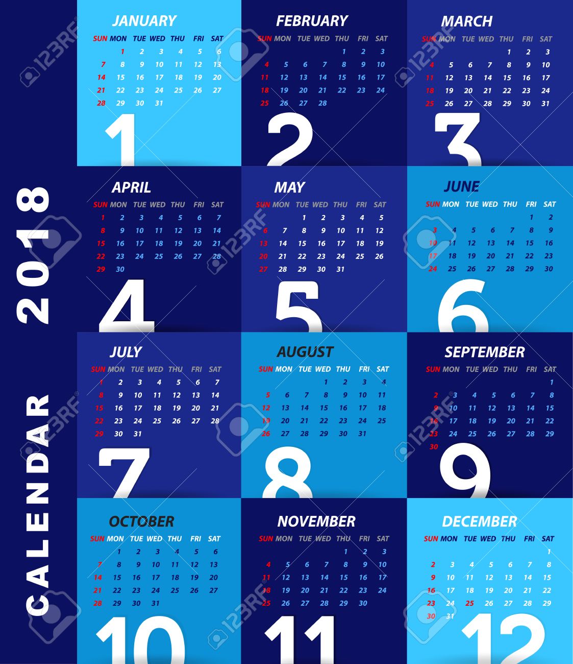 calendar template design
