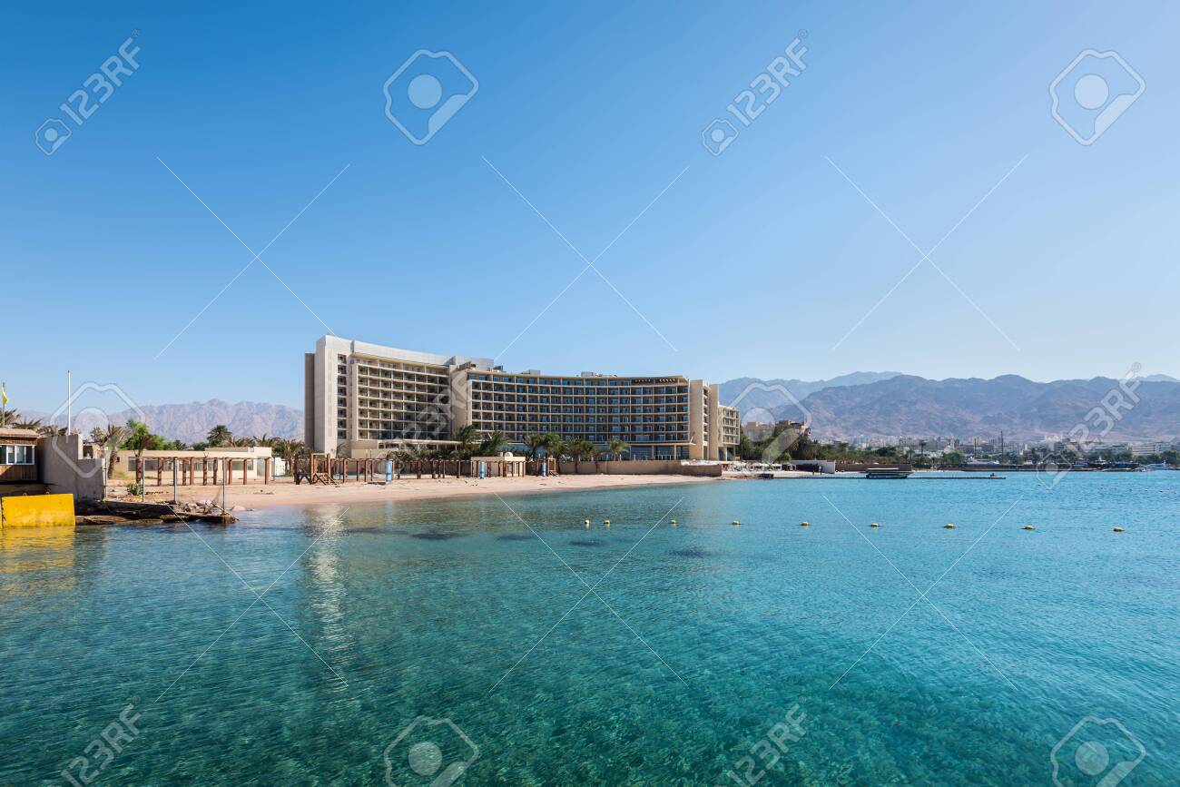 Aqaba Jordan November 6 2017 View From The Sea At The Kempinski -