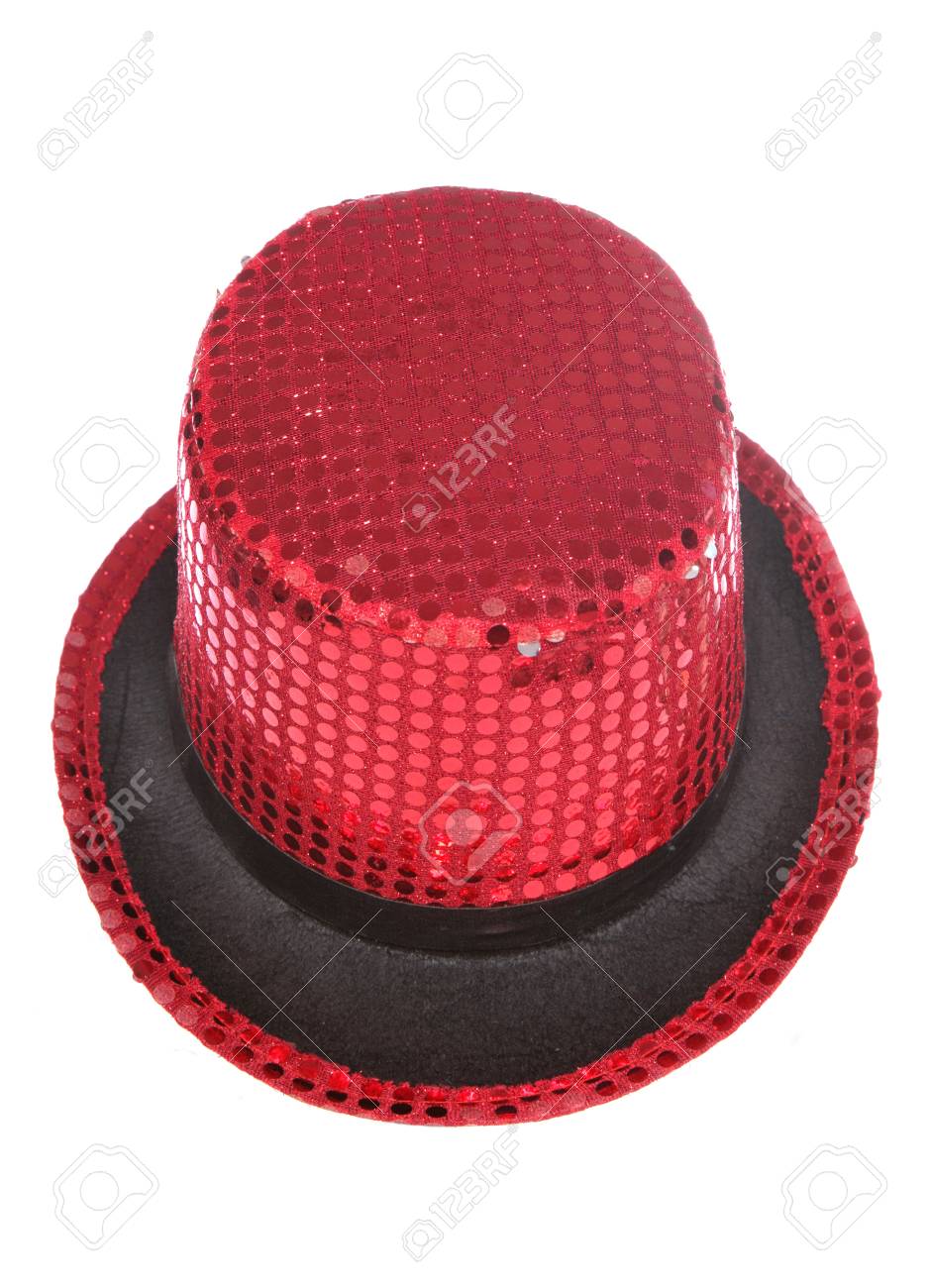 sequin top hat