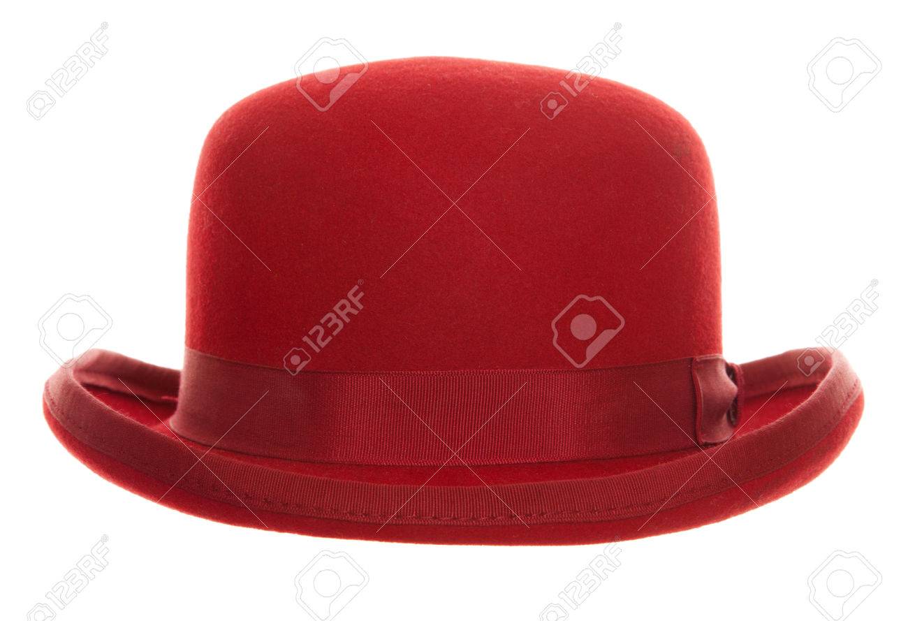 red bowler hat