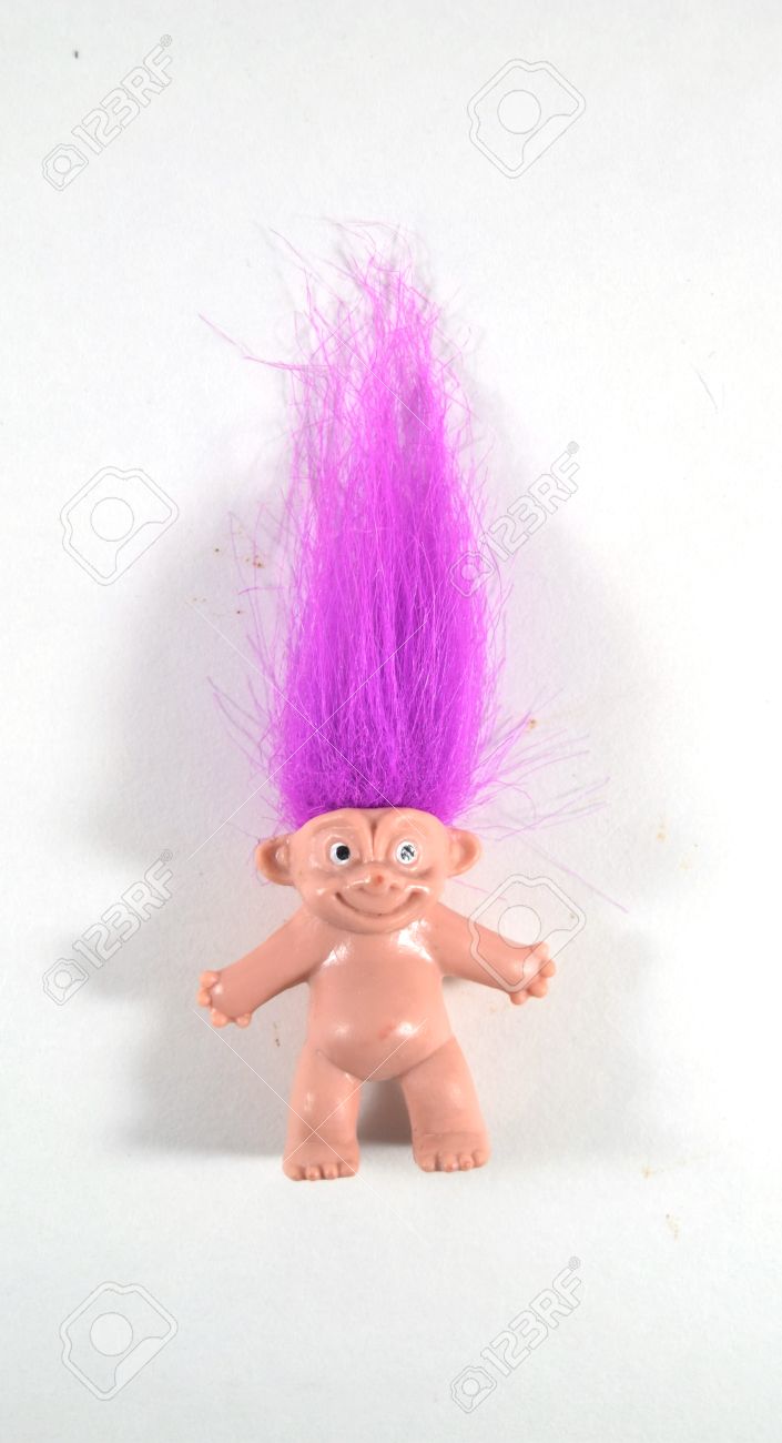 Poupee cheveux violet Clearance