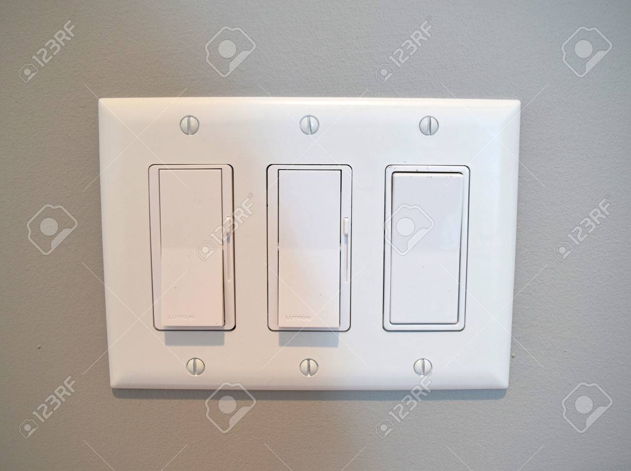 Modern Light Switches >> Modern Light Switch In Home On Wall Stock Photo Picture And Royalty Modern Light Switches >> Modern Light Switch In Home On Wall Stock Photo Picture And Royalty