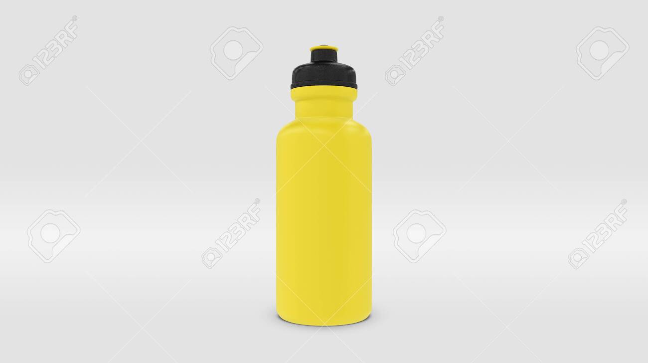 Download Yellow Plastic Squeeze Bottle For Souvenir And Product Mockup Isolated On Infinite Background Stock Photo Picture And Royalty Free Image Image 119656151